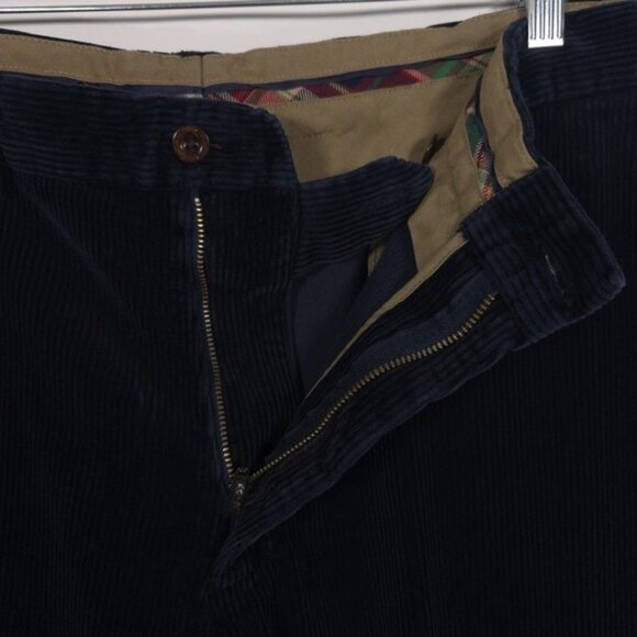 POLO RALPH LAUREN Men’s PRESTON PANT Cotton Corduroy‎ Navy VINTAGE Size 40/30 - Picture 8 of 11